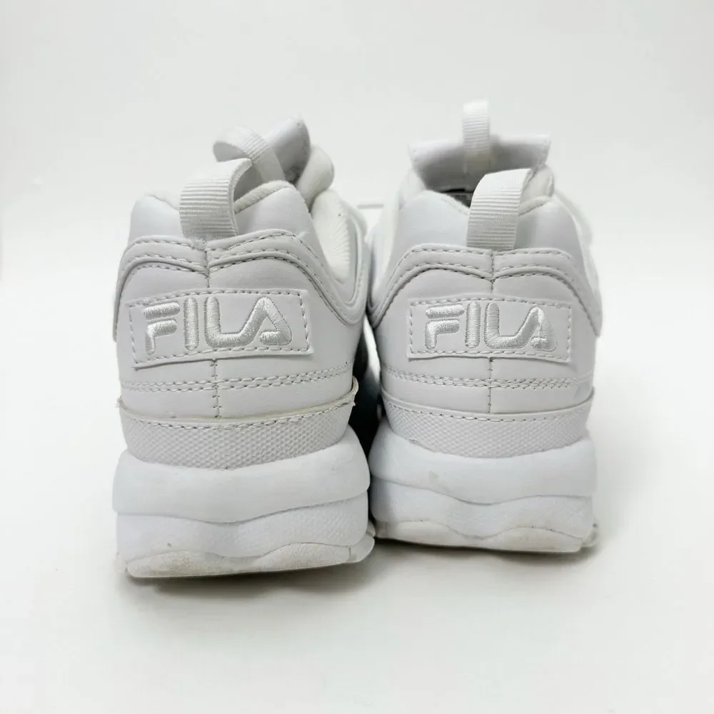 FILA Disruptor II Triple White Streetwear Sneakers FW02936-148 - Picture 5 of 7